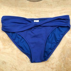 NEVER WORN Seafolly Goddess Twist Bikini Bottoms - Bright Blue - US 6
